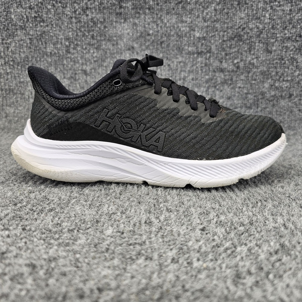 Hoka One One Solimar Women's Size 7 Black White Athletic Daily Running Shoes